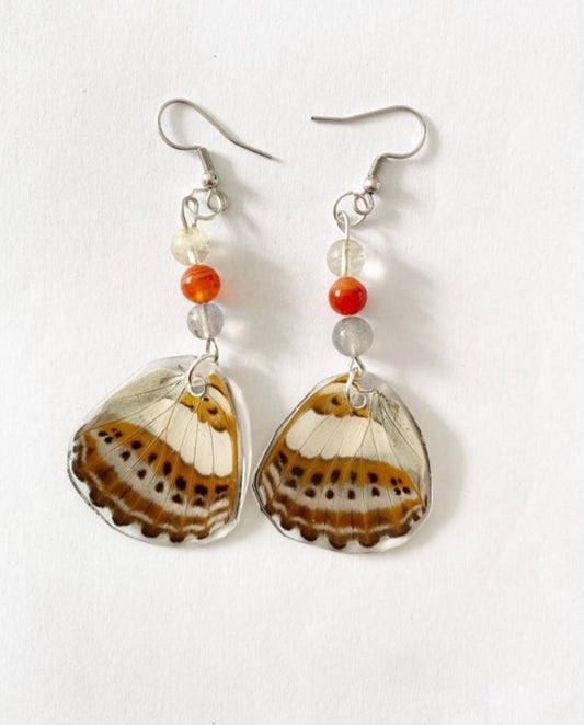 Boucles d’oreilles ailes de papillons